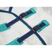 Highlander Plus Ekzemerdecke Sweet-Itch Combo Weiß/Airforce Highlander Plus Ekzemerdecke Sweet-Itch Combo Weiß/Airforce