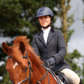Aubrion by Shires Turnierjacket Saratoga Juniper Navy Check Aubrion by Shires Turnierjacket Saratoga Juniper Navy Check