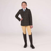 Aubrion by Shires Turnierjacket Saratoga Kinder Eichenbraun Check Aubrion by Shires Turnierjacket Saratoga Kinder Eichenbraun Check
