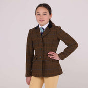 Aubrion by Shires Turnierjacket Saratoga Kinder Eichenbraun Check Aubrion by Shires Turnierjacket Saratoga Kinder Eichenbraun Check