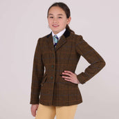 Aubrion by Shires Turnierjacket Saratoga Kinder Eichenbraun Check Aubrion by Shires Turnierjacket Saratoga Kinder Eichenbraun Check