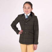 Aubrion by Shires Turnierjacket Saratoga Kinder Spruce Grün Check Aubrion by Shires Turnierjacket Saratoga Kinder Spruce Grün Check