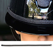 Lami-Cell Kappenriemen Glitter Schwarz Lami-Cell Kappenriemen Glitter Schwarz