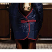 WeatherBeeta Stalldecke ComFiTec 210D Channel Quilt Standard Neck 220g Navy/Burgundy WeatherBeeta Stalldecke ComFiTec 210D Channel Quilt Standard Neck 220g Navy/Burgundy