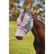 WeatherBeeta Fliegenmaske ComFiTec Deluxe Durable Mesh mit Ohren und Nase Grau/Lila WeatherBeeta Fliegenmaske ComFiTec Deluxe Durable Mesh mit Ohren und Nase Grau/Lila