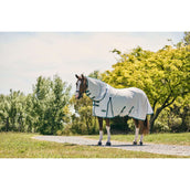 WeatherBeeta Fliegendecke ComFiTec Zephyr Plus Mesh Combo Neck Silver/Teal Green/Stone WeatherBeeta Fliegendecke ComFiTec Zephyr Plus Mesh Combo Neck Silver/Teal Green/Stone