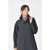 WeatherBeeta Lange Jacke Windbreaker Longline Schwarz WeatherBeeta Lange Jacke Windbreaker Longline Schwarz