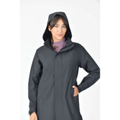 WeatherBeeta Lange Jacke Windbreaker Longline Schwarz WeatherBeeta Lange Jacke Windbreaker Longline Schwarz