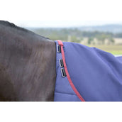 WeatherBeeta ComFiTec Essential Turnout 220g Navy/Burgundy WeatherBeeta ComFiTec Essential Turnout 220g Navy/Burgundy