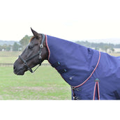 WeatherBeeta Halsstück ComFiTec Essential Turnout 220g Navy/Burgundy WeatherBeeta Halsstück ComFiTec Essential Turnout 220g Navy/Burgundy