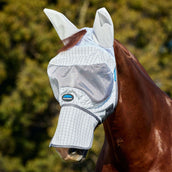 WeatherBeeta Fliegenmaske Hybrid mit Ohren und Nase Weiß/Charcoal WeatherBeeta Fliegenmaske Hybrid mit Ohren und Nase Weiß/Charcoal