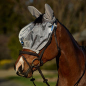 WeatherBeeta Fliegenmaske ComFiTec Hexi Ride On Fly mit Ohren Silber WeatherBeeta Fliegenmaske ComFiTec Hexi Ride On Fly mit Ohren Silber