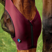 WeatherBeeta Fliegenmaske ComFiTec Deluxe Stretch mit Ohren Burgundy/schwarz WeatherBeeta Fliegenmaske ComFiTec Deluxe Stretch mit Ohren Burgundy/schwarz