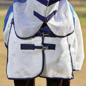 WeatherBeeta ComFiTec Duo Shield Deatch-A-Neck Blau/Silber/Navy WeatherBeeta ComFiTec Duo Shield Deatch-A-Neck Blau/Silber/Navy