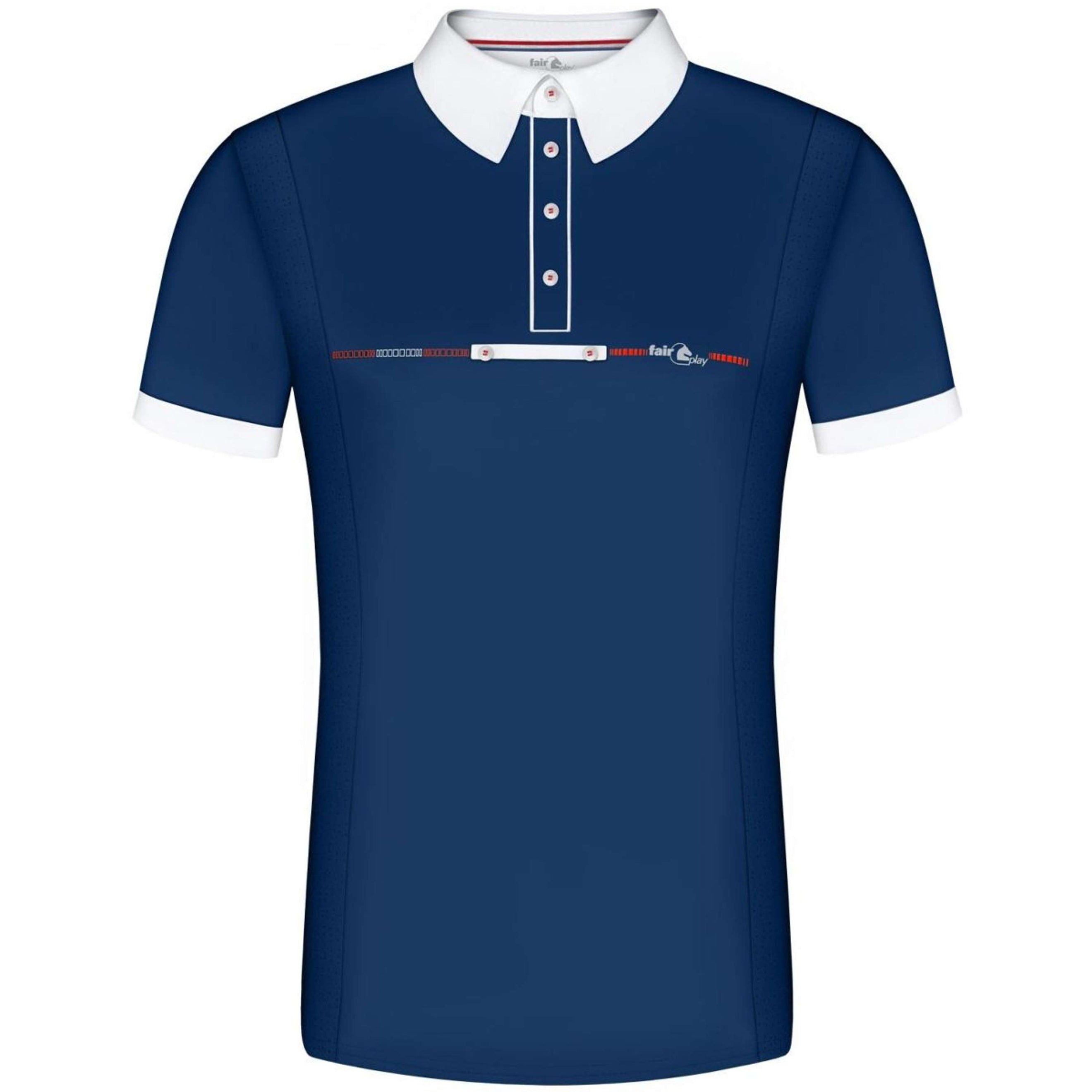 Fair Play Turniershirt David Herren Navy