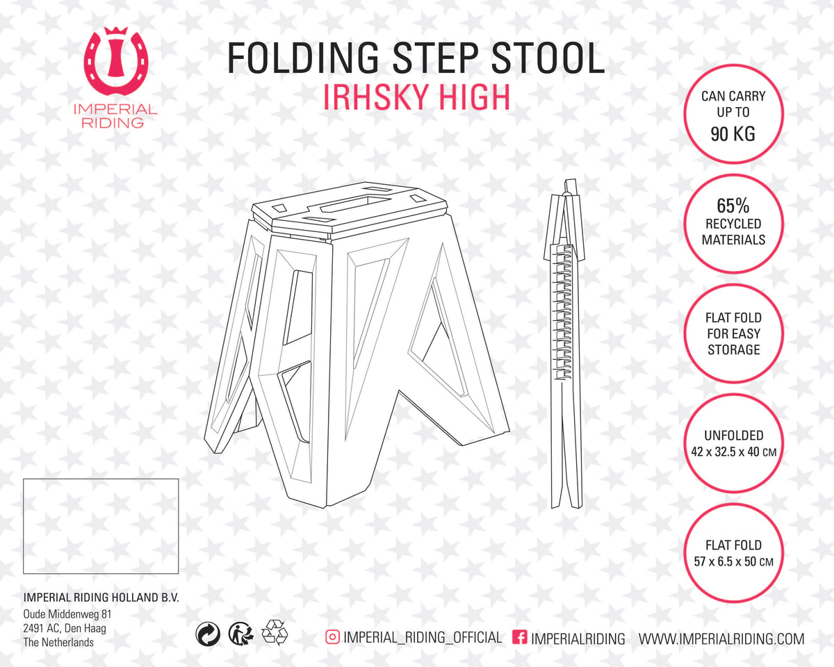 Imperial Riding Tritthocker IRHSky High Pink