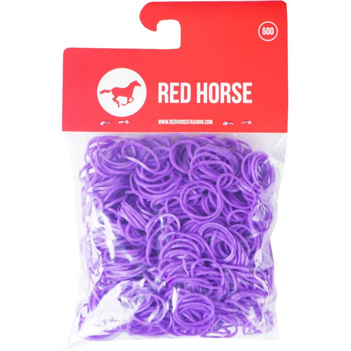 Red Horse Einflechtgummis Lila