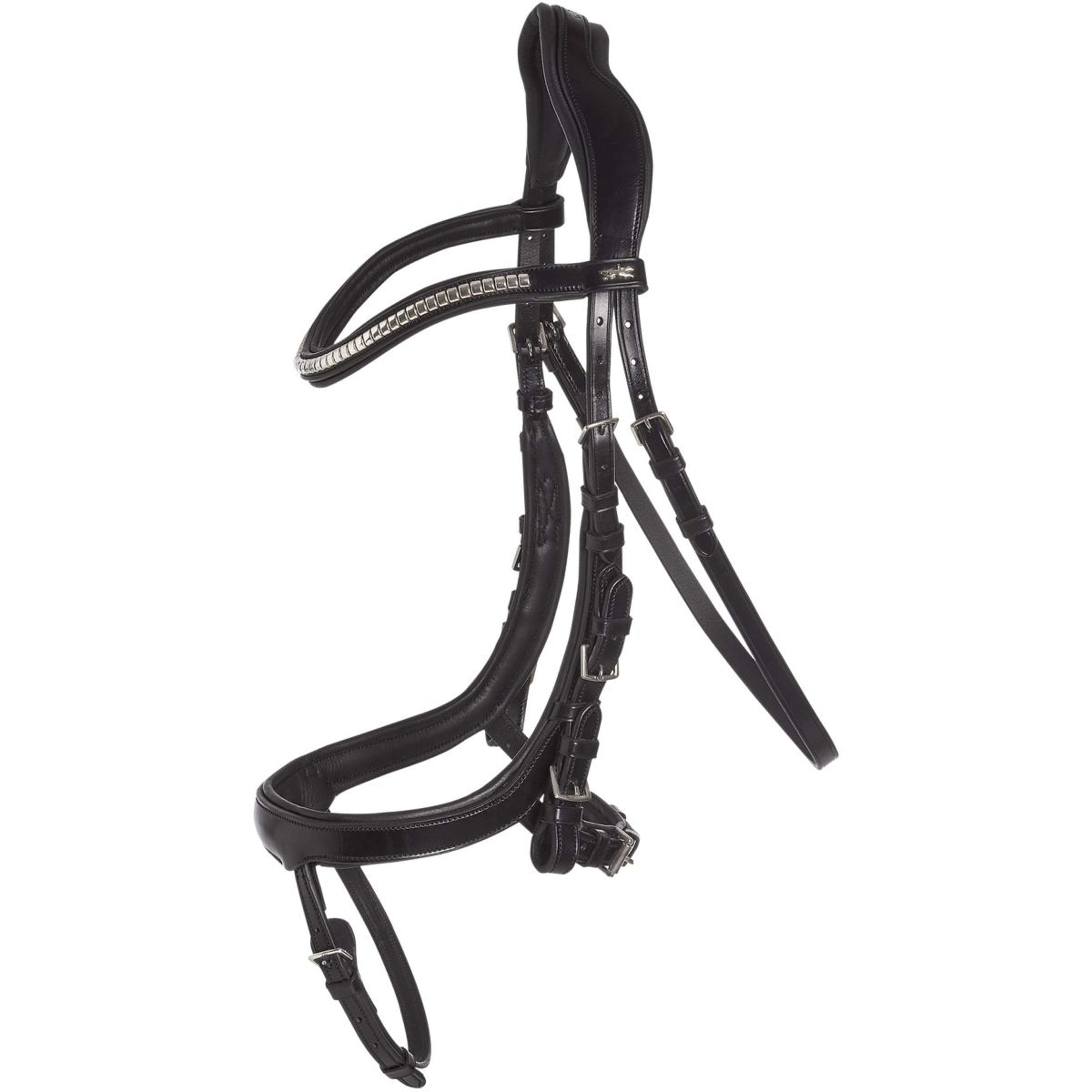 Schockemöhle Trense Premium sports Equitus Omega Schwarz/Silber Schockemöhle Trense Premium sports Equitus Omega Schwarz/Silber