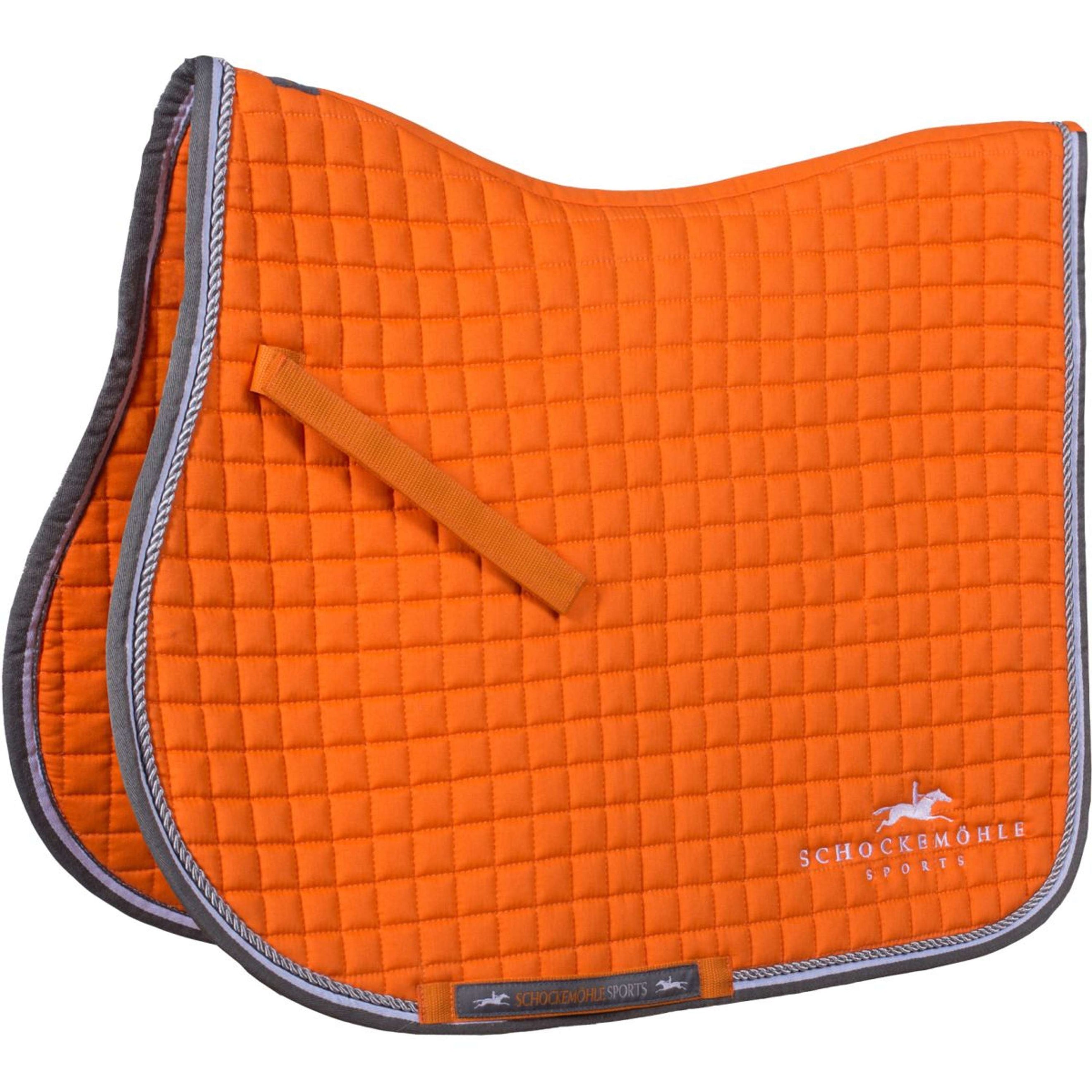 Schockemöhle Schabracke Neo Star Springen Orange/Grau Schockemöhle Schabracke Neo Star Springen Orange/Grau
