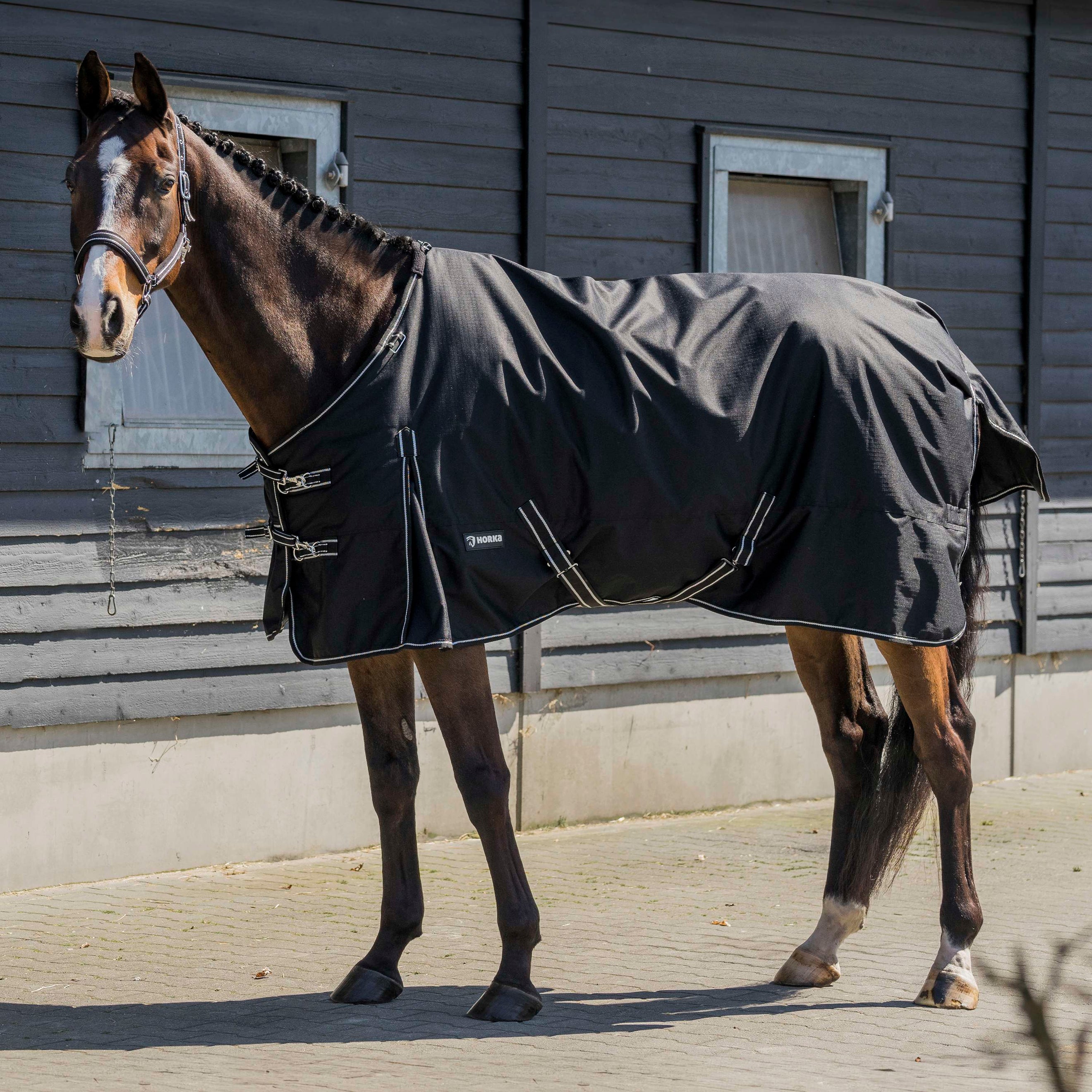 HORKA Outdoordecke Dime 600D 200g Schwarz