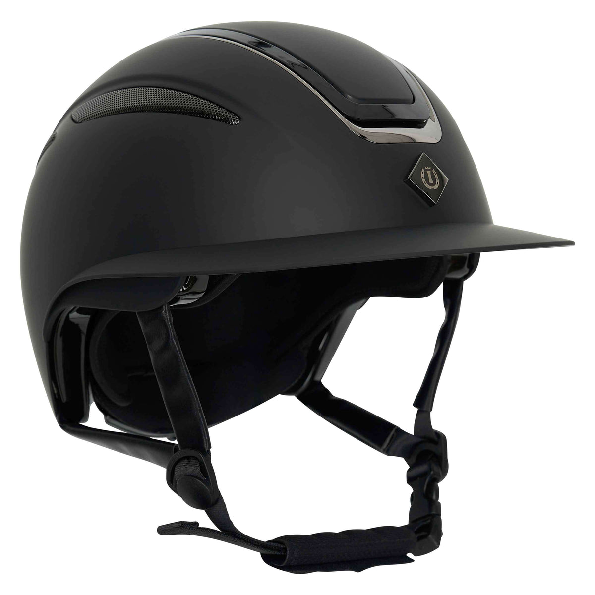 Imperial Riding Reithelm IRHOlania Deluxe Big Visor Schwarz