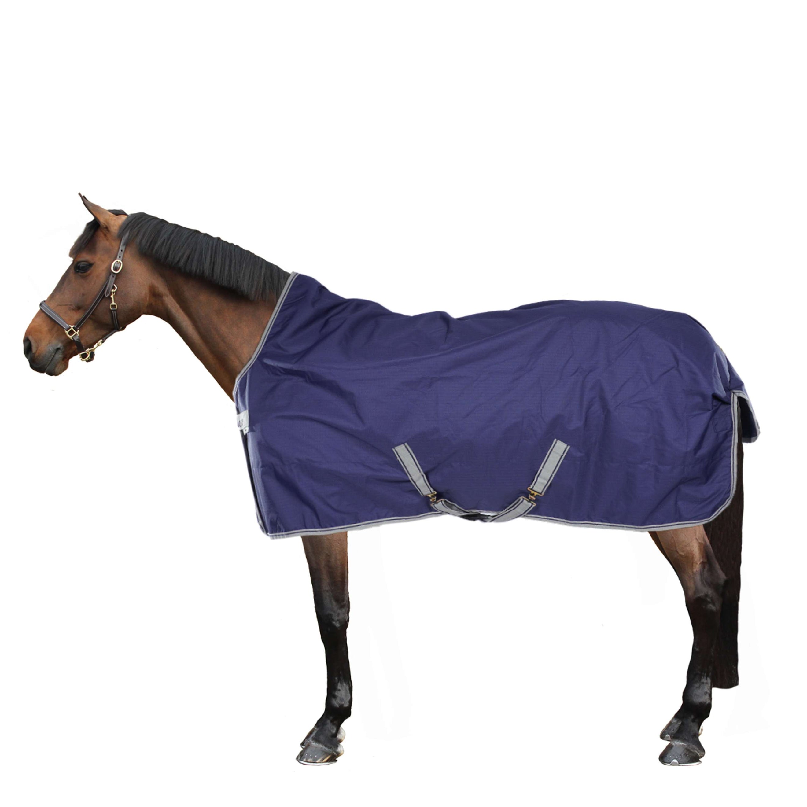 Bucas Freedom Turnout High Neck 150g Navy/Silber Bucas Freedom Turnout High Neck 150g Navy/Silber