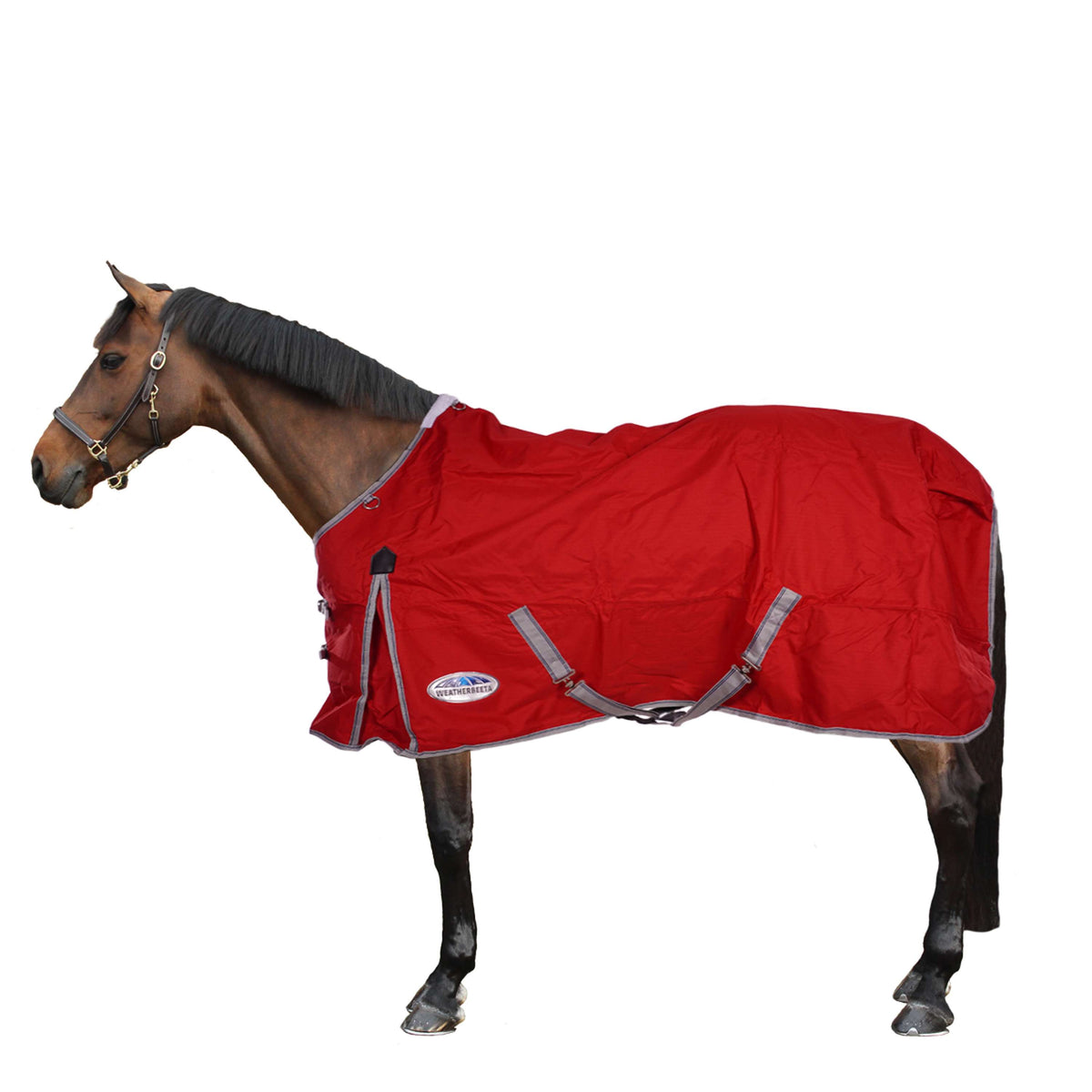 Weatherbeeta Lite Turnout Rug Comfitec Classic Standard Neck 0g Red/Silver/Navy
