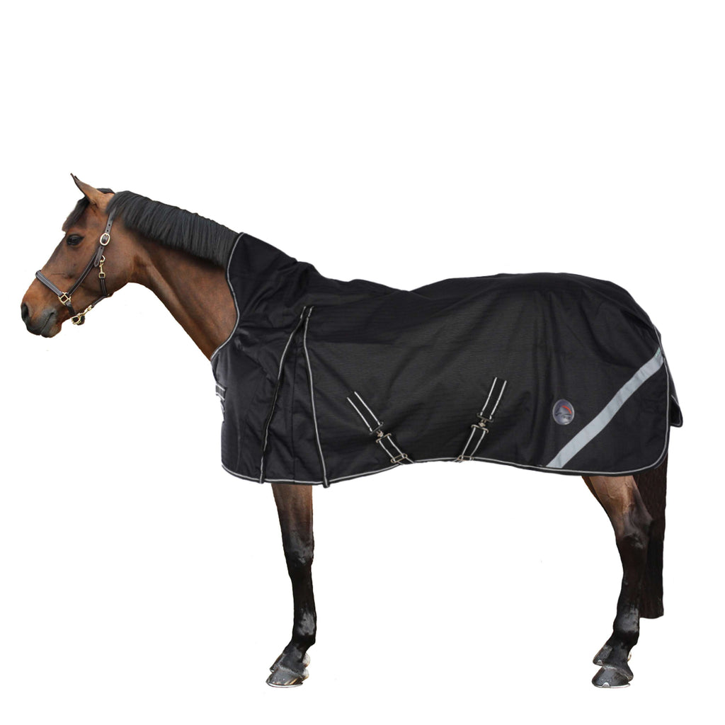 HKM Regendecke High Neck Innsbruck Glatte Ausführung 0g Schwarz