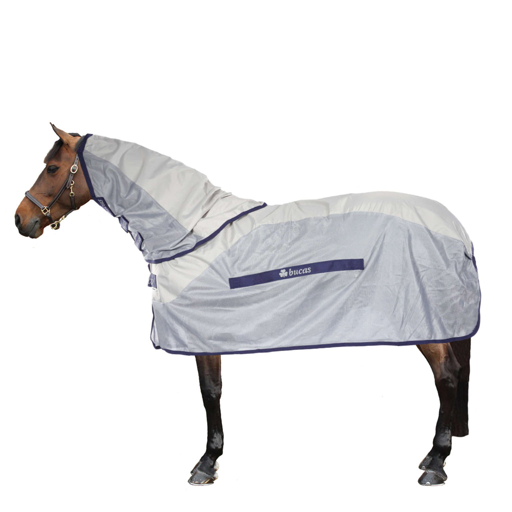 Bucas Buzz-Off Rain & Neck 0g Silber/Blau