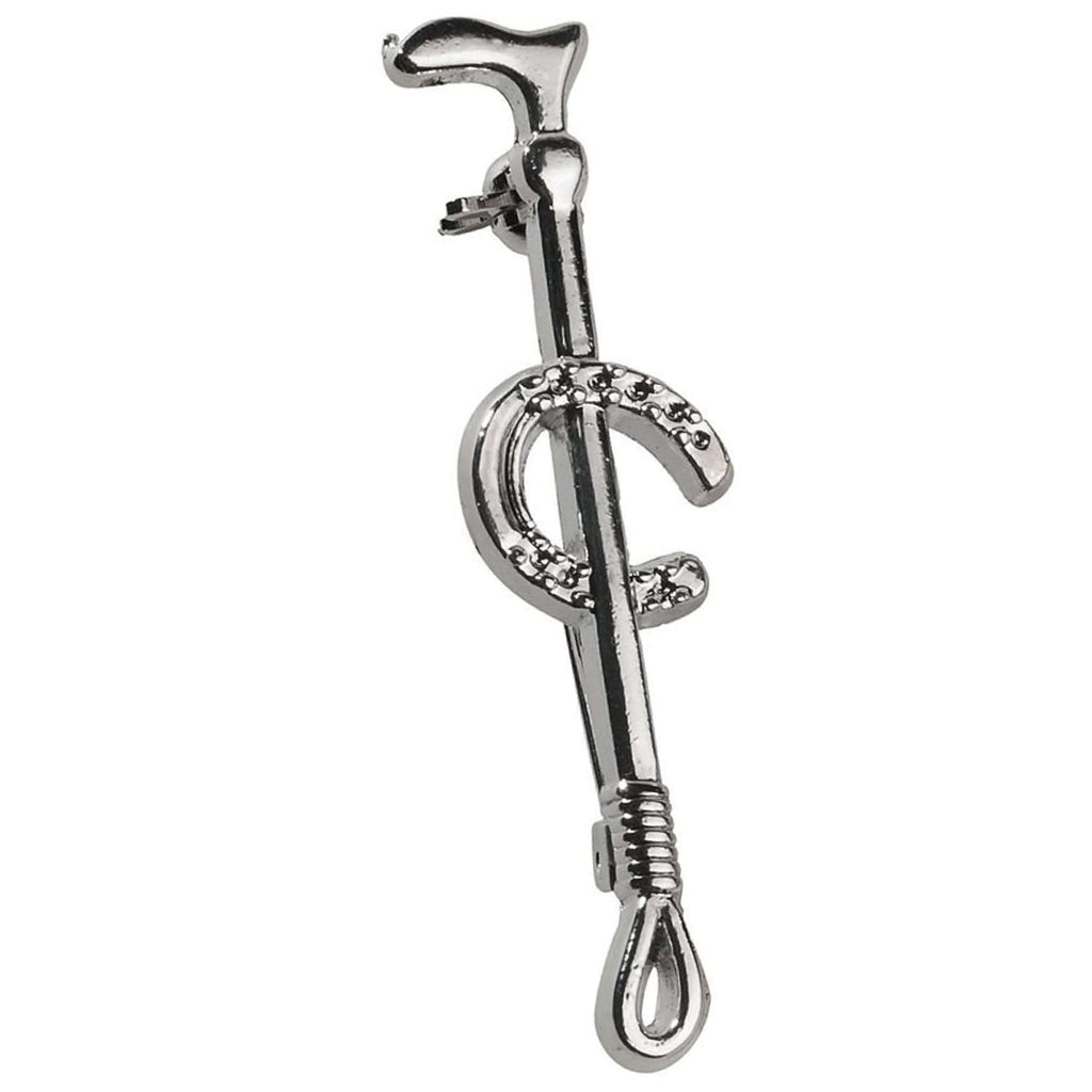 EQUITHÈME Plastronnadel Hufeisen Silber