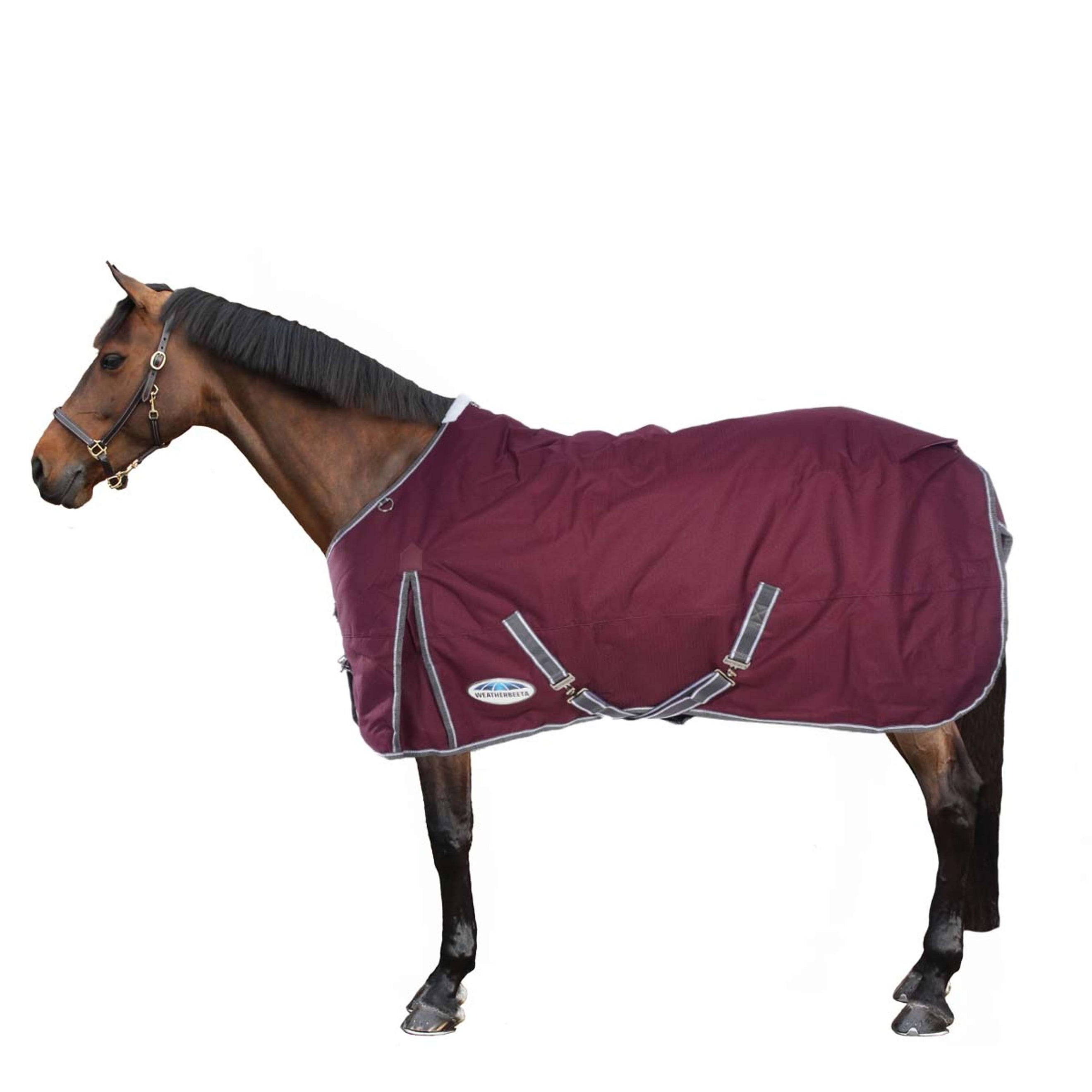 WeatherBeeta Winterdecke ComFiTec Plus Dynamic II Standard Neck Medium 220g Maroon/Grau/Weiß
