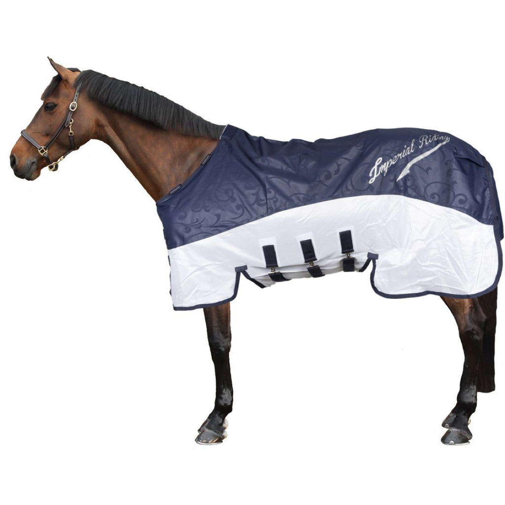Imperial Riding Fliege und Regenschutzdecke IRHSuper-Dry Navy
