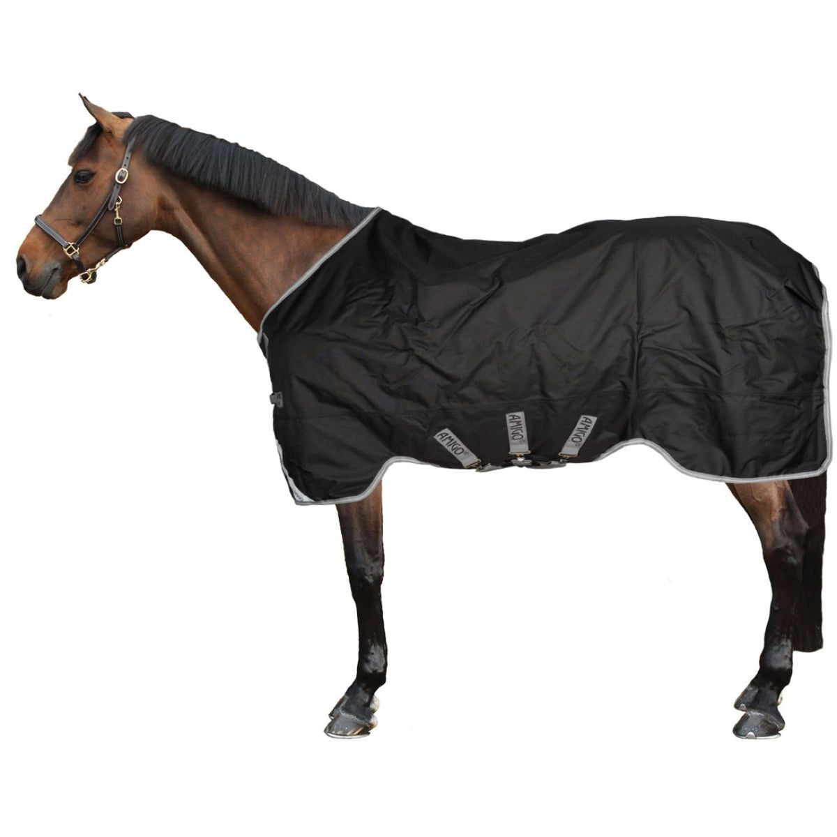 Amigo Bravo 12XL Original Turnout Lite 0g Black/Titanium Grey