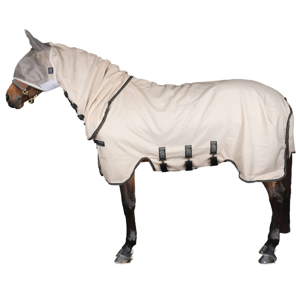 Rambo Hoody Pony Kreide/Huntergrün/Silber