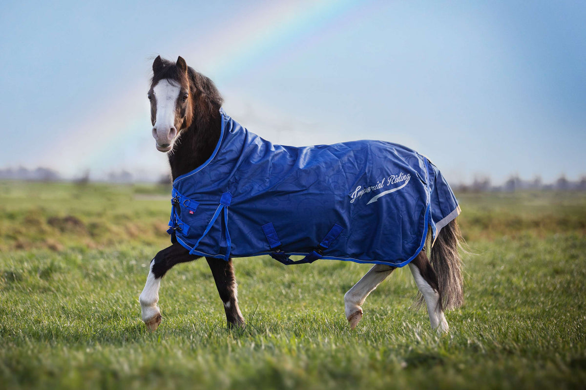 Imperial Riding Outdoordecke IRHSuper-Dry 100g Navy