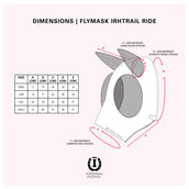 Imperial Riding Fliegenmaske IRHTrail Ride Pink