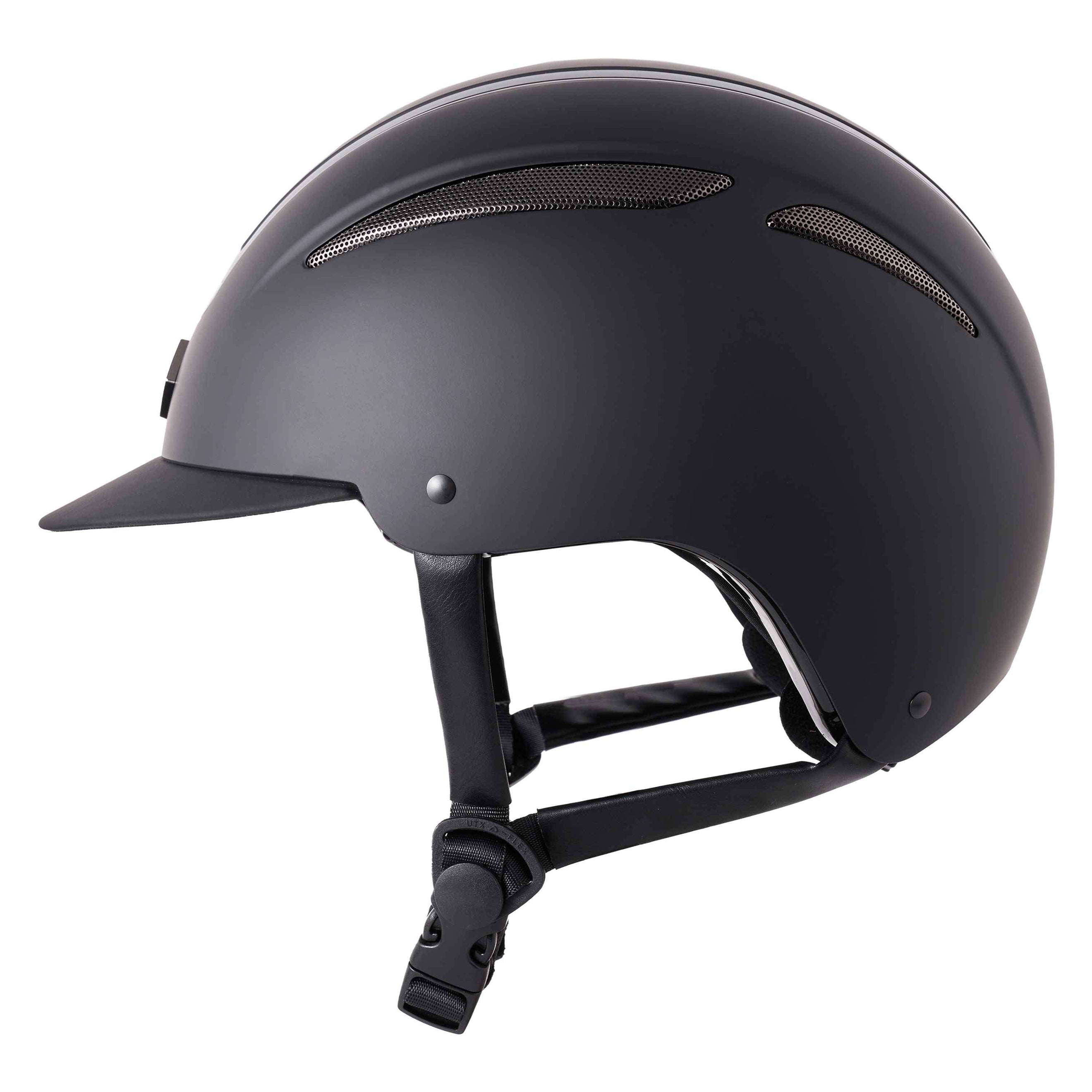 Imperial Riding Reithelm IRHOlania Deluxe Small Visor Schwarz Imperial Riding Reithelm IRHOlania Deluxe Small Visor Schwarz
