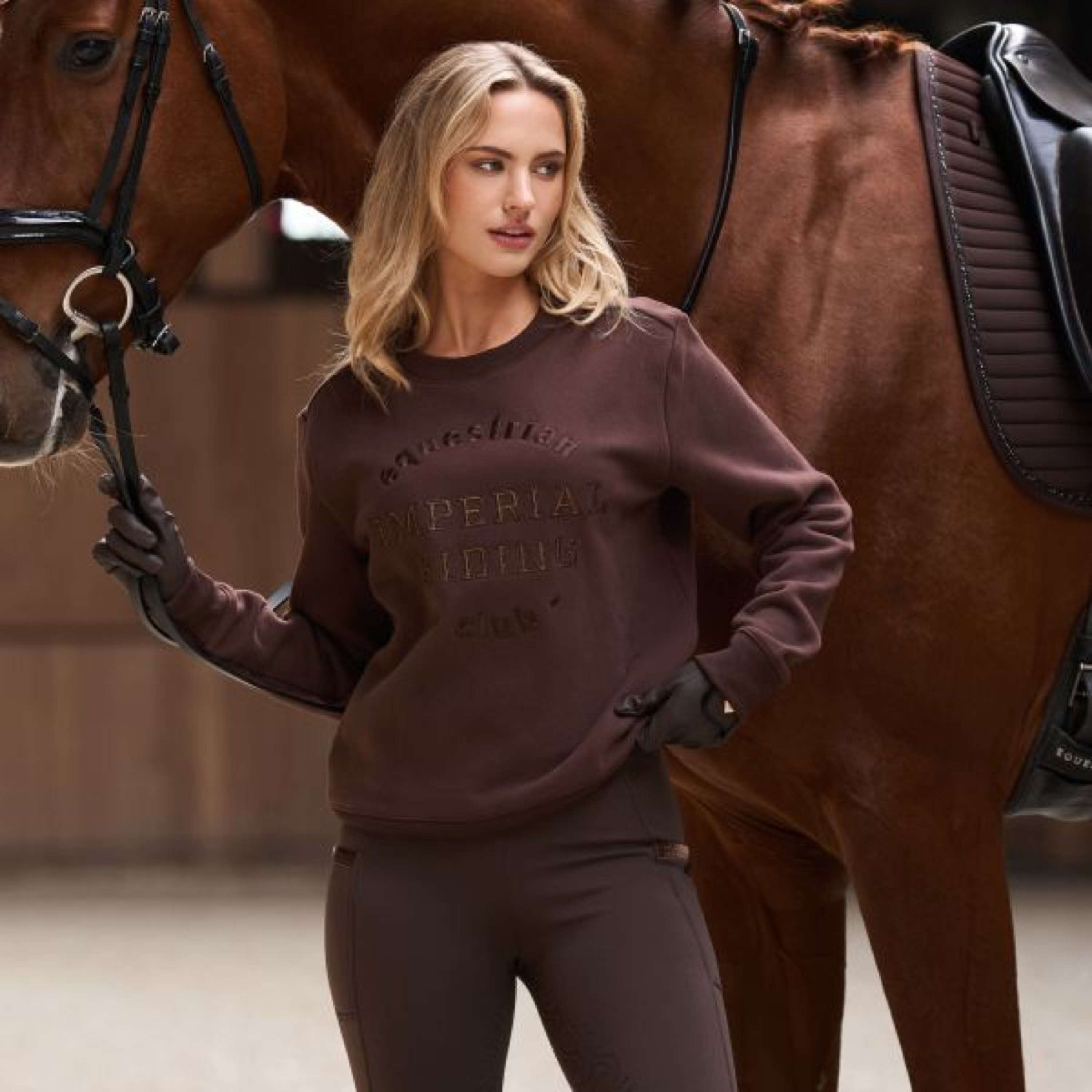 Imperial Riding Pullover IRHJoyce Chocolate