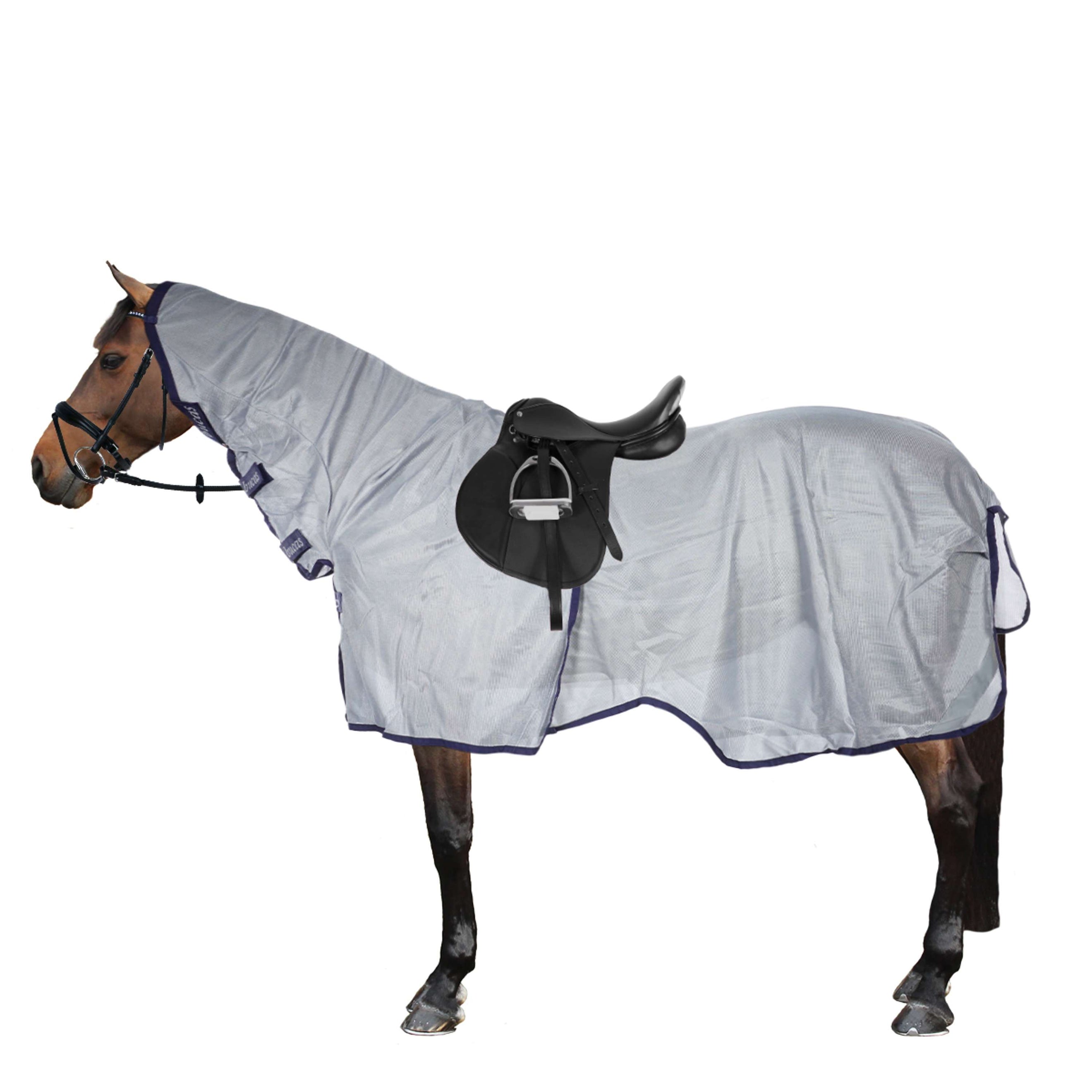 Bucas Fliegendecke Buzz-Off Riding Blau Bucas Fliegendecke Buzz-Off Riding Blau