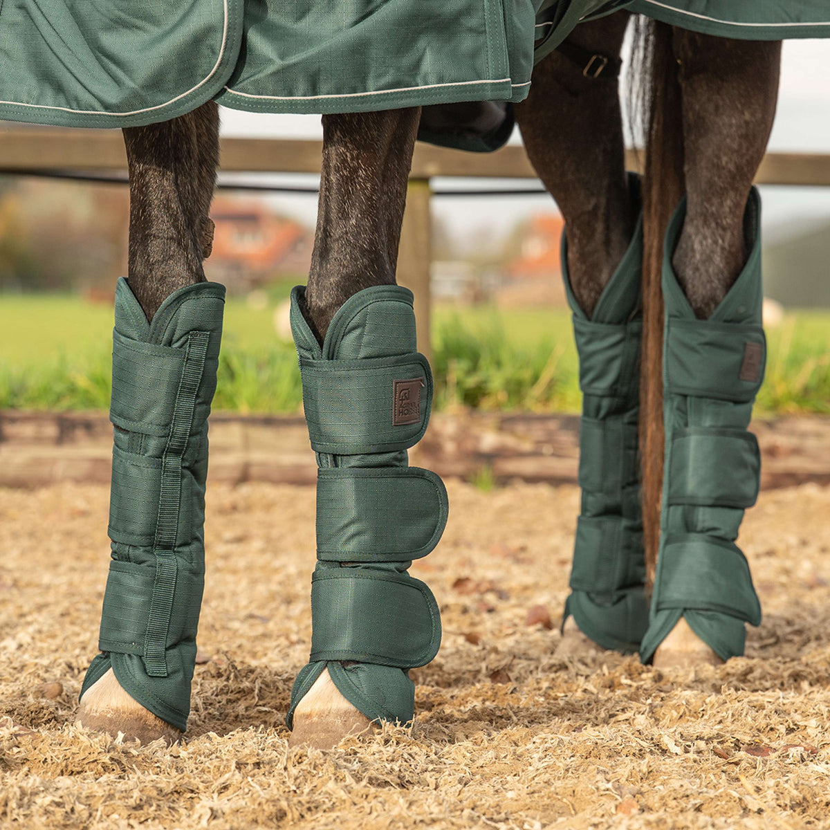 Agradi Horse Transportgamaschen 1200D Grün