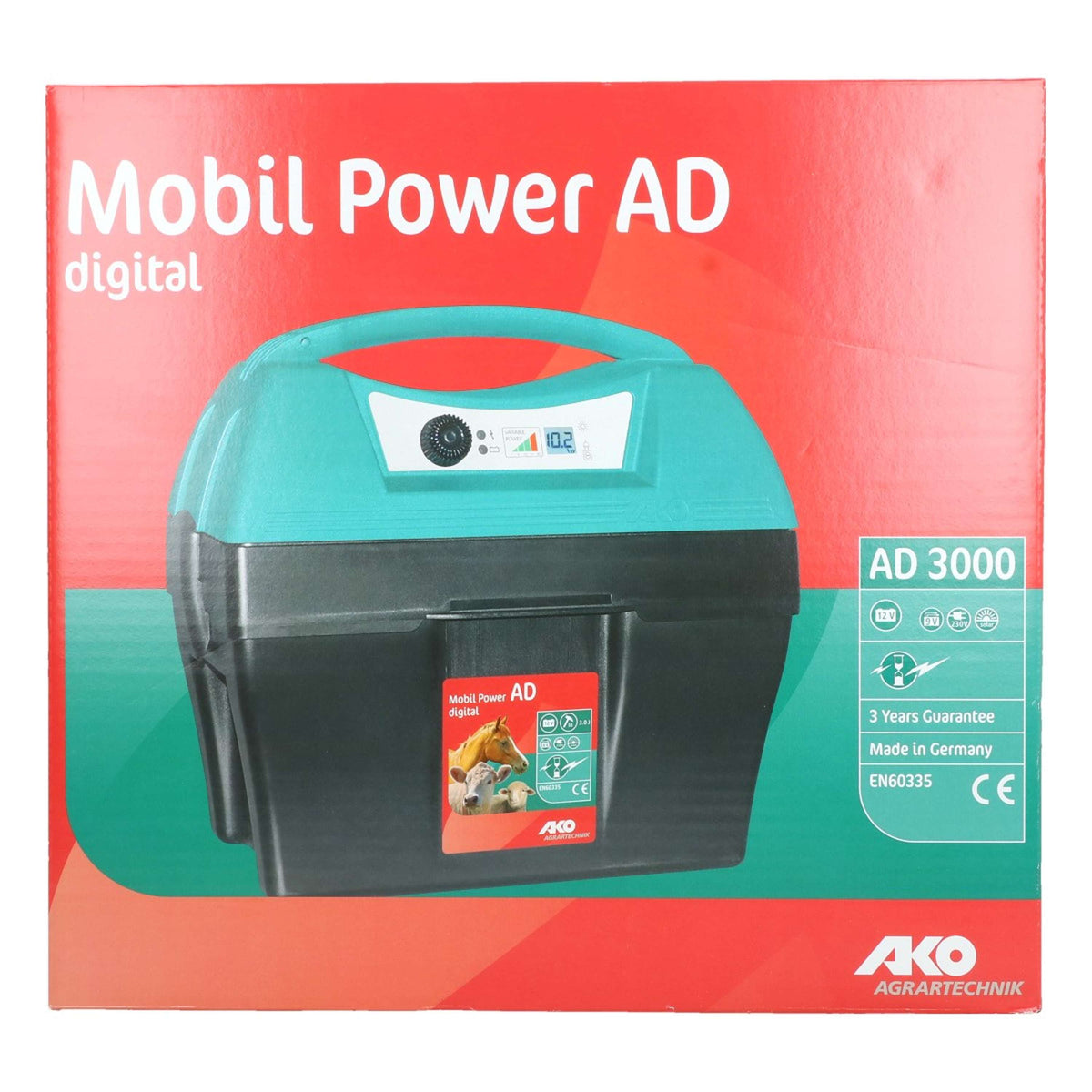 Ako Weidezaungeräte Mobil Power AD3000 3,0 Joule