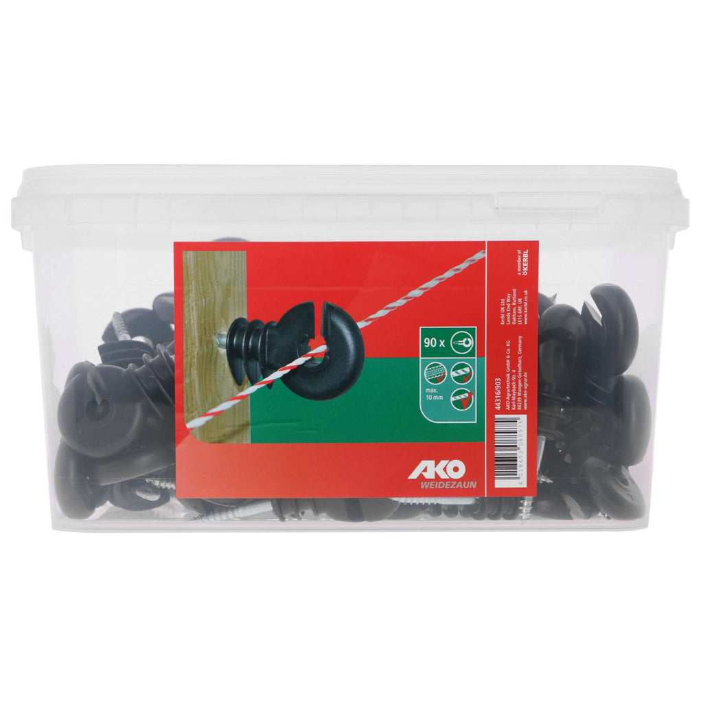 Ako Ringisolator ohne Metallkern Schwarz