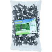 Ako Topisolator Seil/Draht Stahlpfahl Oval Schwarz