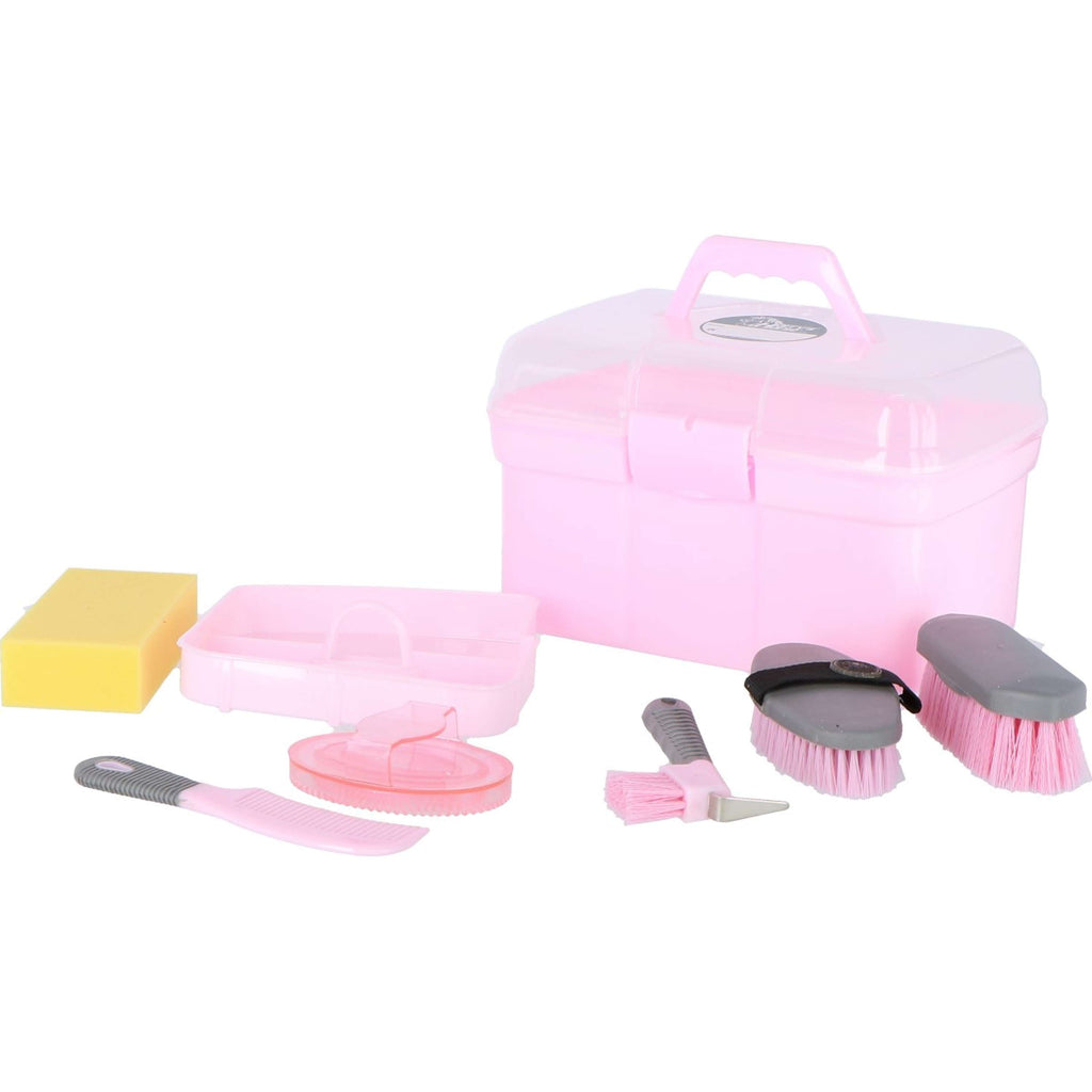 Harry's Horse Putzkiste Komplett Rosa