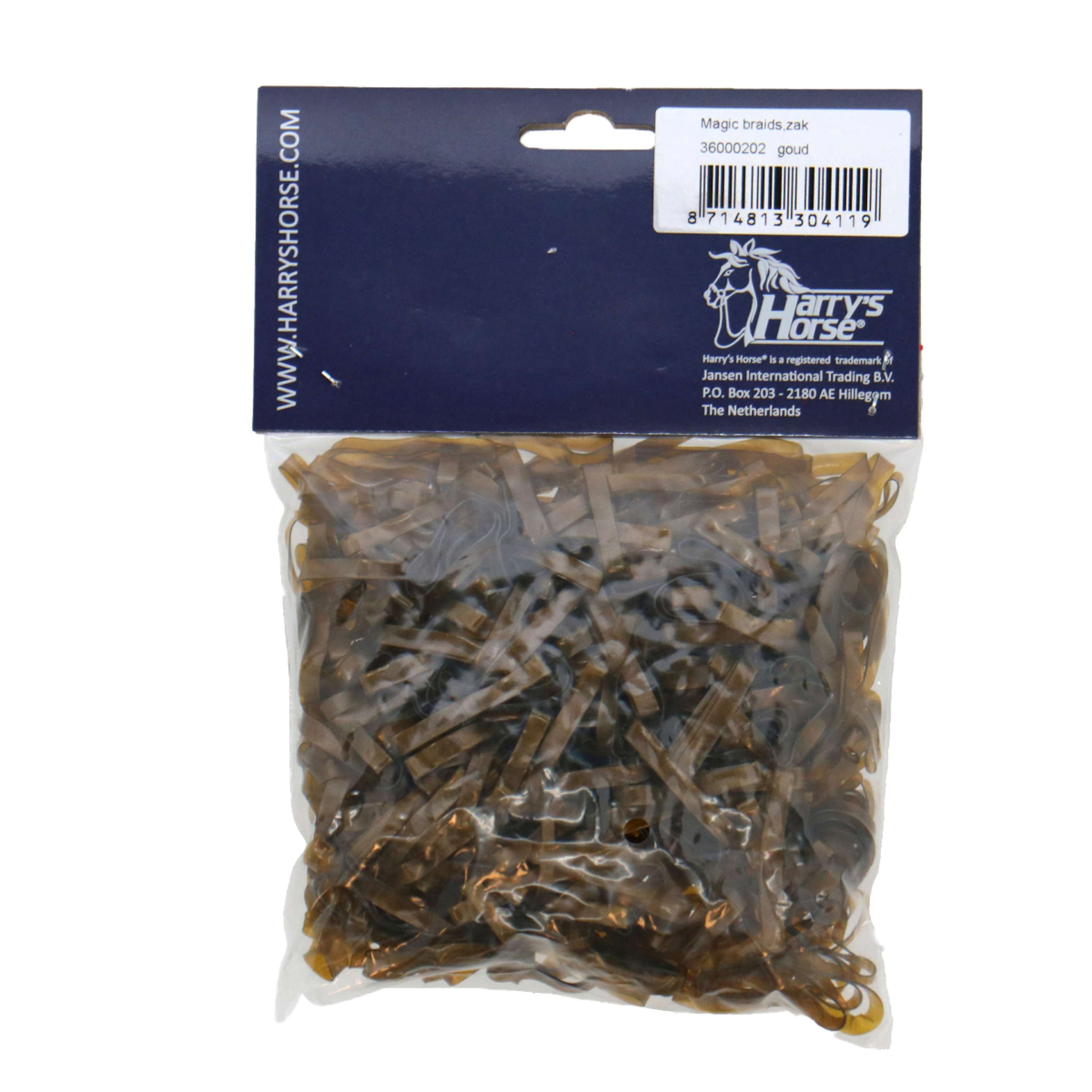 Harry's Horse Einflechtgummis Magic Braids Beutel Gold Harry's Horse Einflechtgummis Magic Braids Beutel Gold