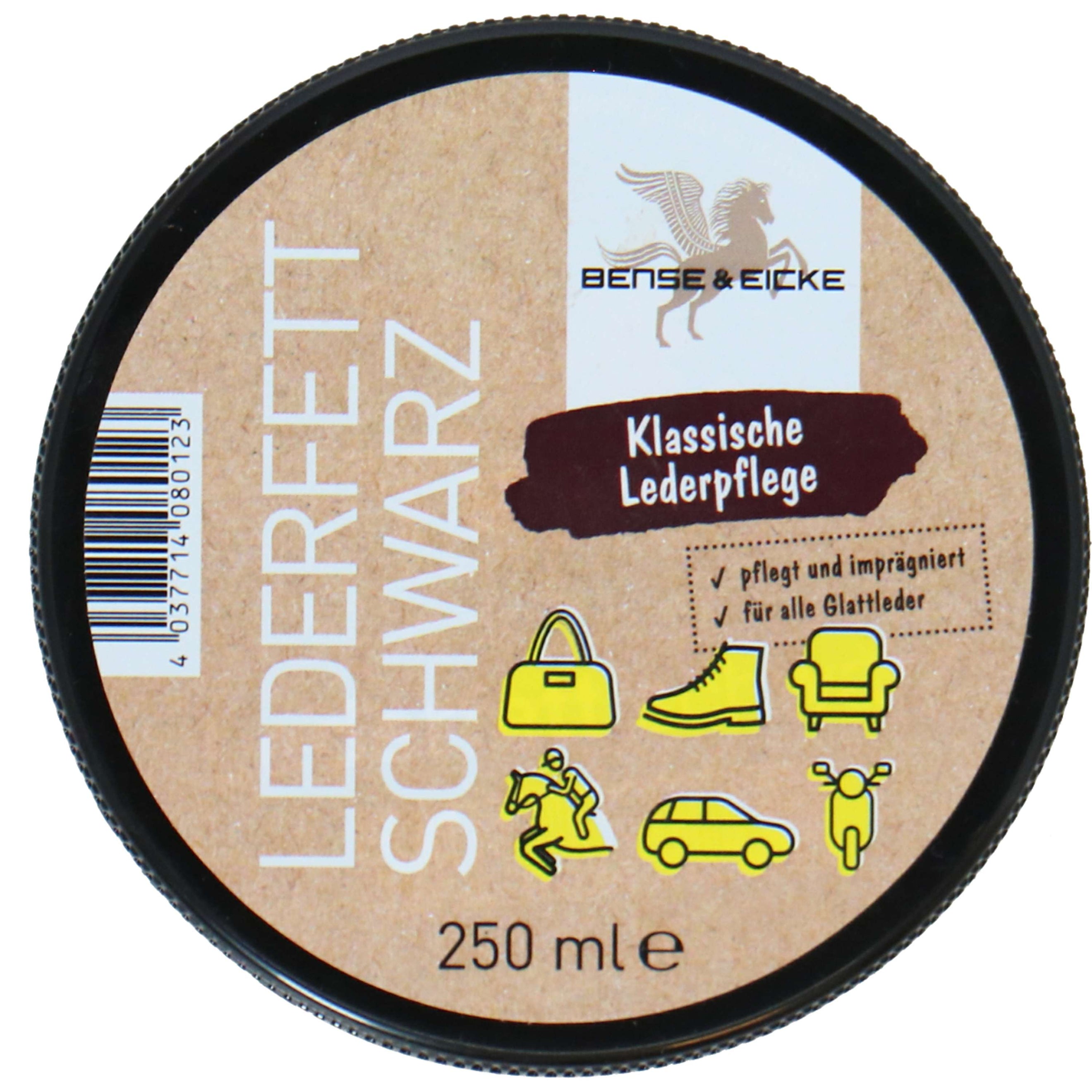 Bense & Eicke Lederfett Schwarz Bense & Eicke Lederfett Schwarz