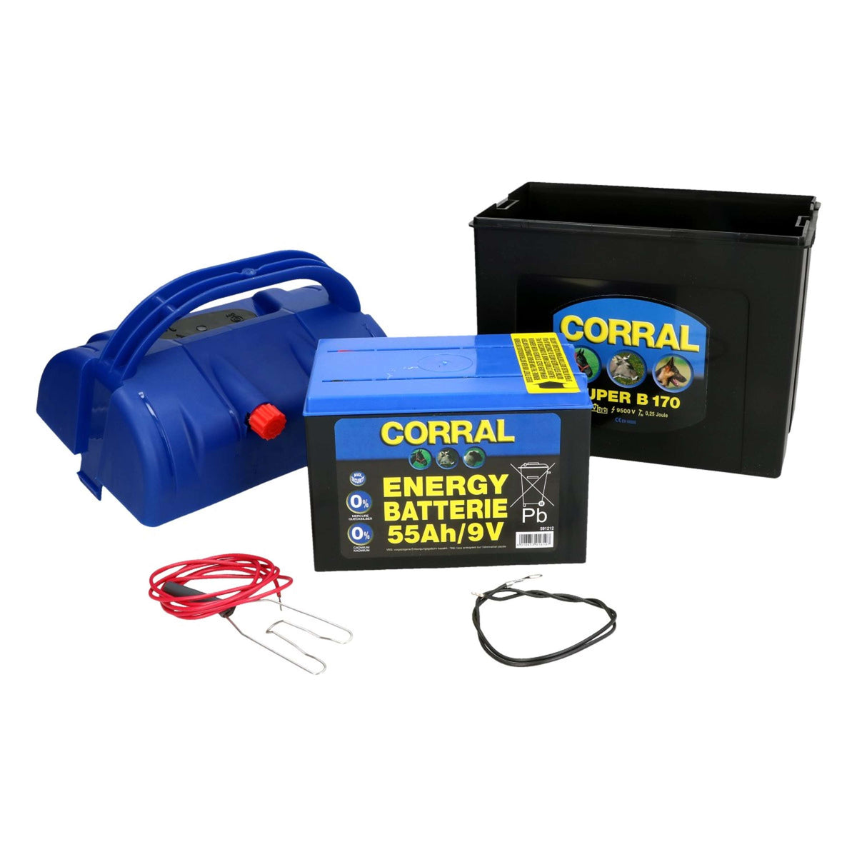 Corral Batterie Super B170 0,17 Joule Blau