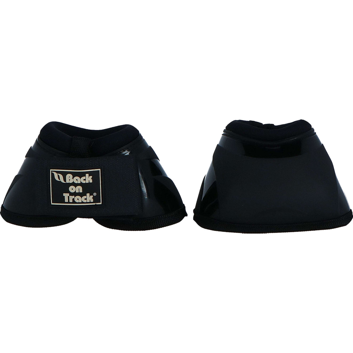 Back on Track Protection Bell Boots Royal Schwarz