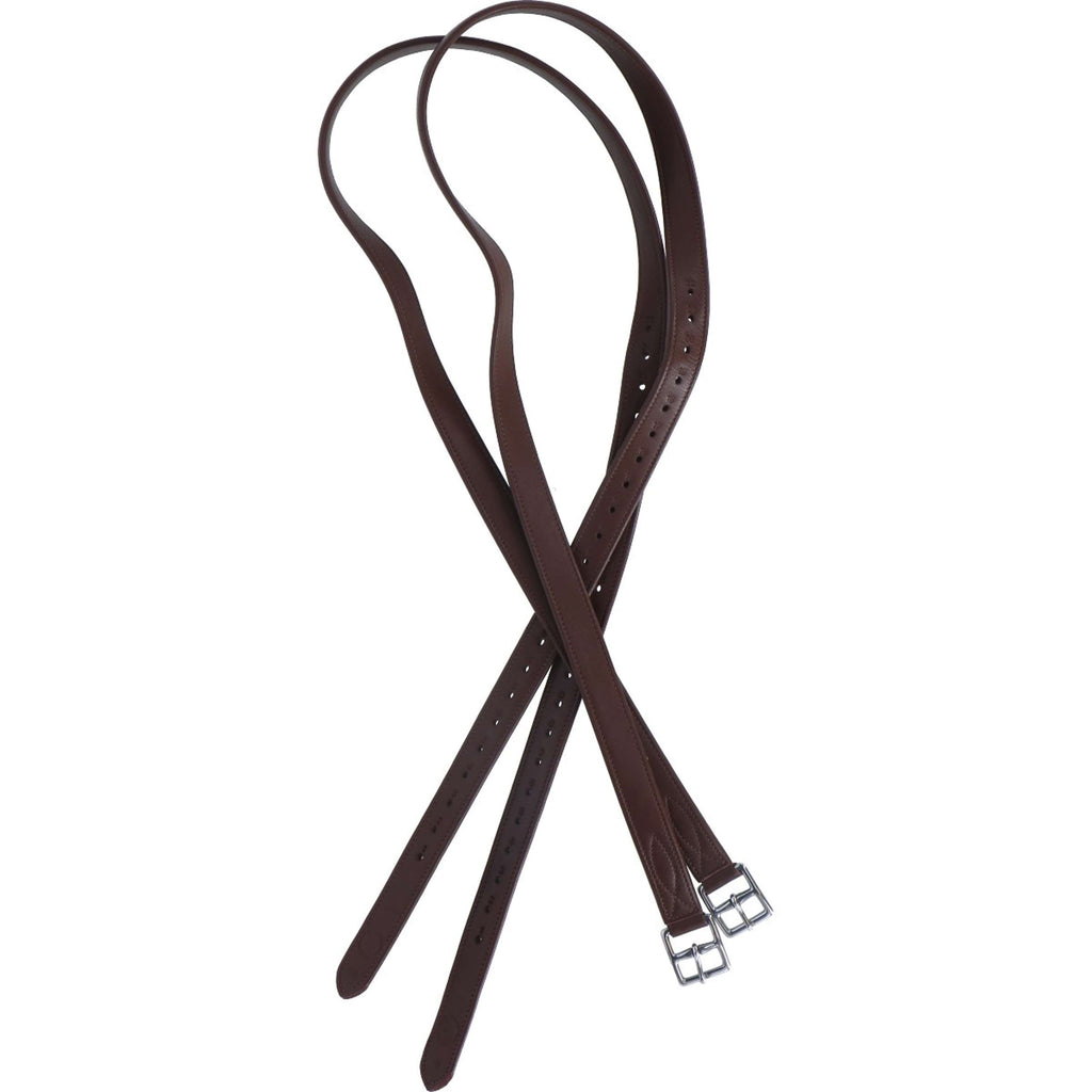 BR Steigbügelriemen Nylon und Soft Edelstahl Schnallen Tobacco/Silber