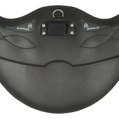 Acavallo Sattelgurt Comfort Gel Kurz mit Bauchlatz Schwarz